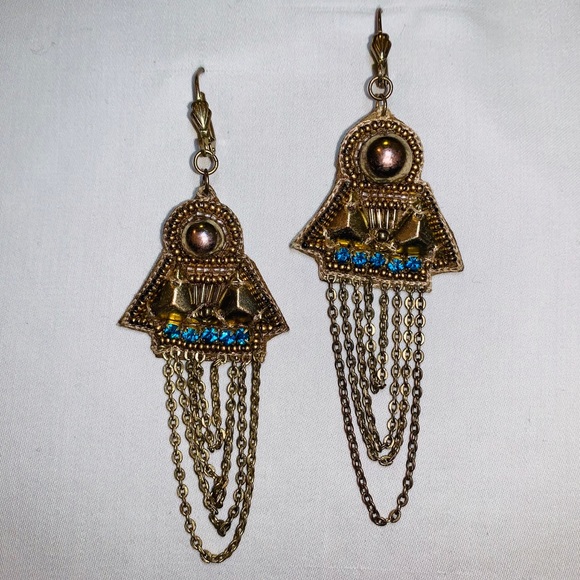 Cam & Zooey Embellished Statement Earrings - Picture 2 of 2